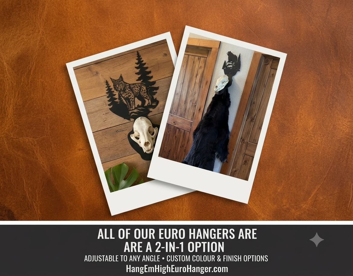2-in-1 Euro Mount and Rug Display: The Ultimate Trophy Wall Setup