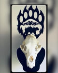 "Bear Walking with Paw 2-in-1 Euro Hanger – Handcrafted Bear Trophy Mount | Hang Em High Euro Hangers"