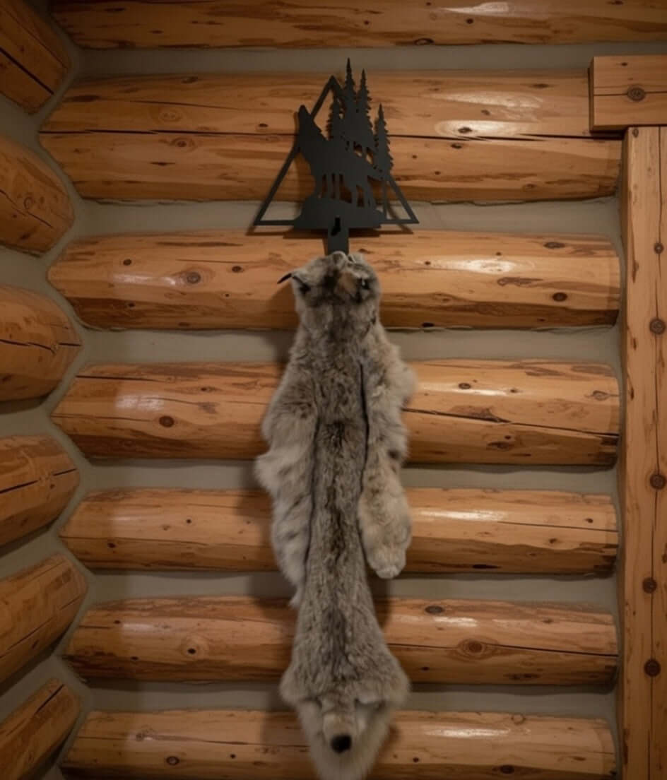 Howling Wolf Rug Hanger