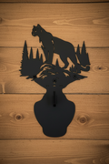 Cougar Hanger Larger on Wood Wall