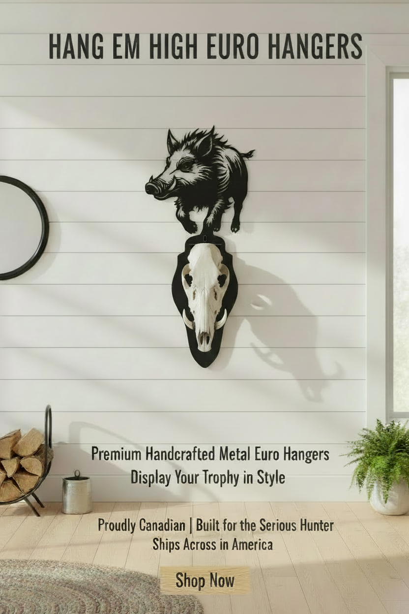 Hog Hanger Ad - Clean Skull