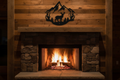 Whitetail Buck Mountain Scene Metal Wall Art – 18x20 Matte Black Laser Cut Steel | Hang Em High Euro Hangers"
